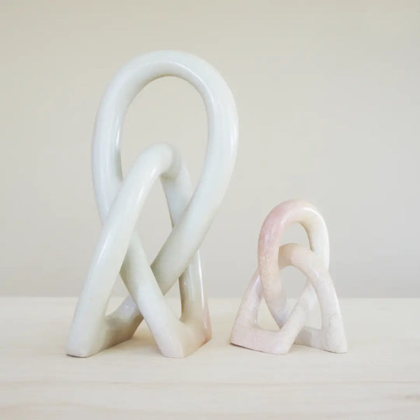 Soapstone Eternity Knot Venture Imports Natural Large