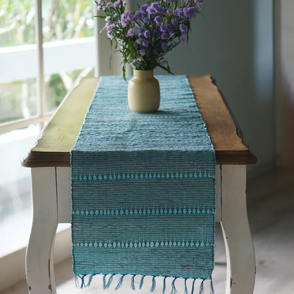 Vetiver Runner Zen Zen Indigo Stripes