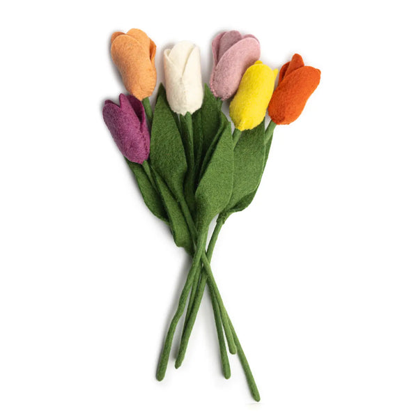 Felt Dutch Tulip Flower Global Goods Partners