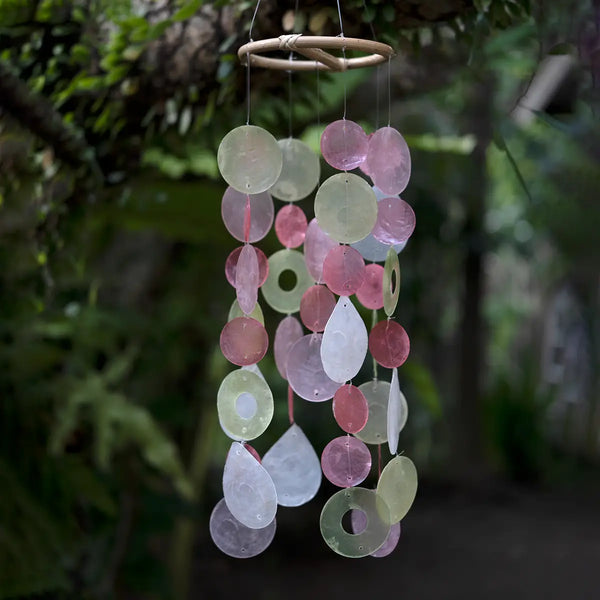 Capiz Chime - Small Round Zen Zen Celestial