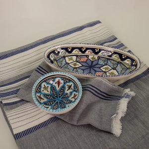 Chambray Square Tablecloth Sobremesa