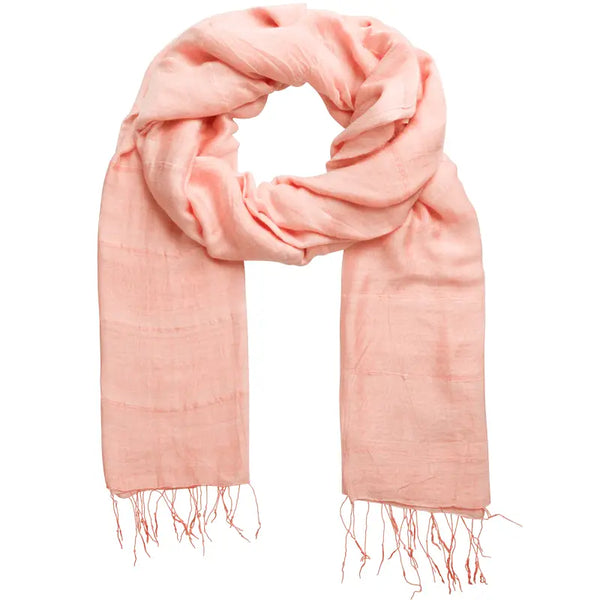 Silk/Linen Scarf Marquet Cherry Blossom