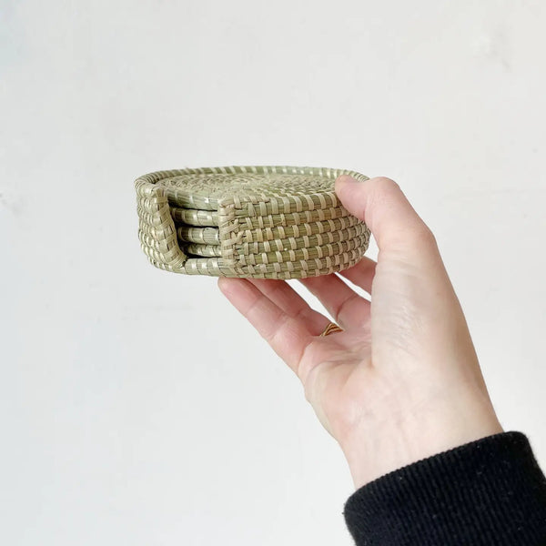 Sweetgrass Coaster Set Amasha