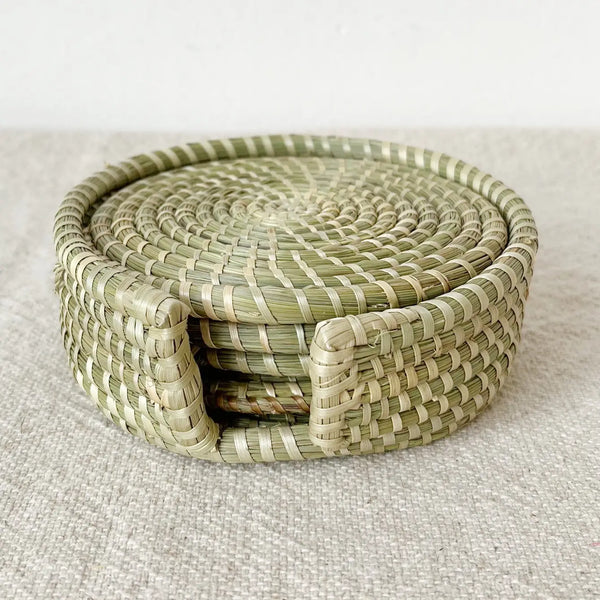 Sweetgrass Coaster Set Amasha
