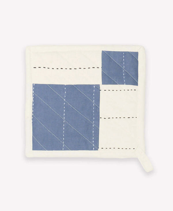 Quilted Pot Holder Mustard Anchal Project Slate  