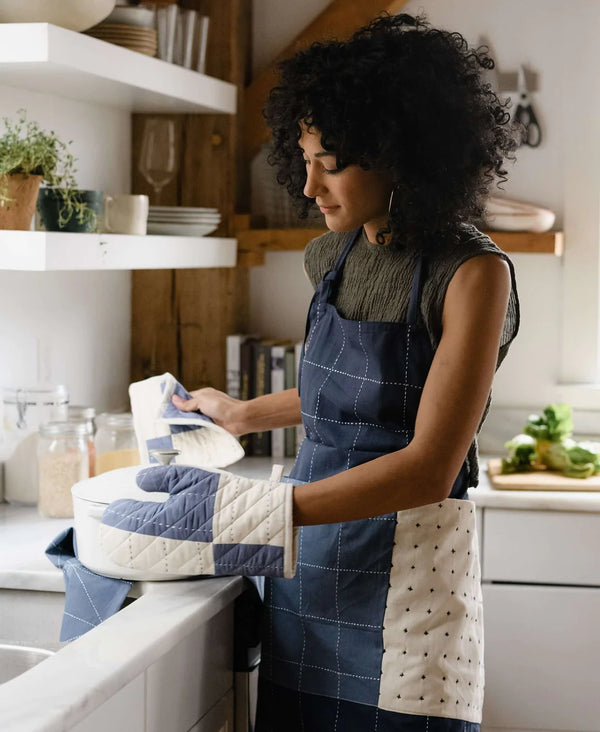 Quilted Pot Holder Mustard Anchal Project   