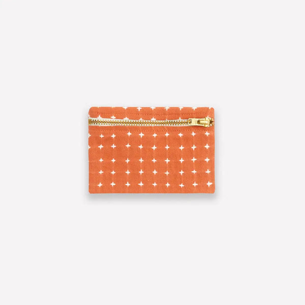 Cross Stitch Coin Purse Black Anchal Project Apricot