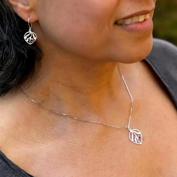Whispering Leaf Necklace Women's Peace Collection