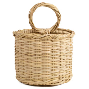 Fan Palm Utensil Holder - Natural 8.5