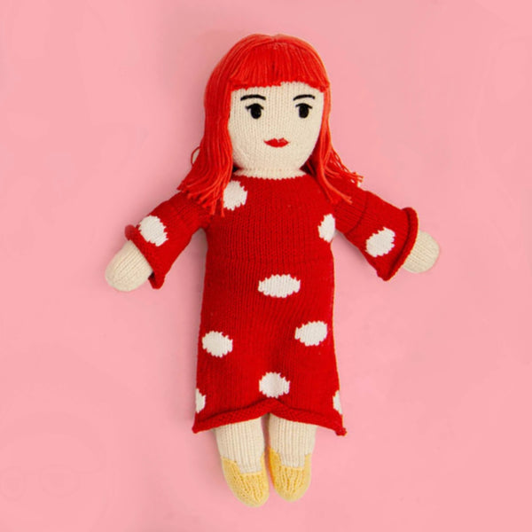 Knit Yayoi Kusama Doll Regular Global Goods Partners   