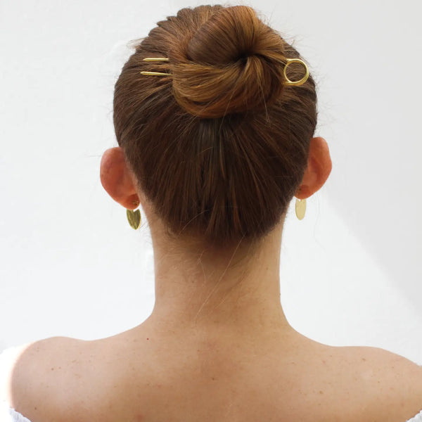 Raw Brass Loop Hair Pin Rover & Kin