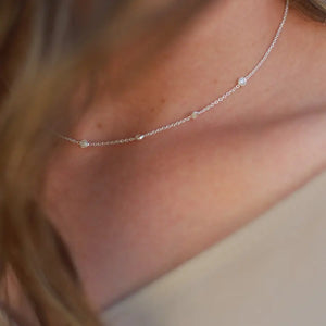 Delicate Pearl Silver Necklace necklace Fair Anita