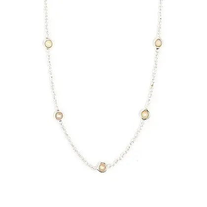 Delicate Pearl Silver Necklace necklace Fair Anita