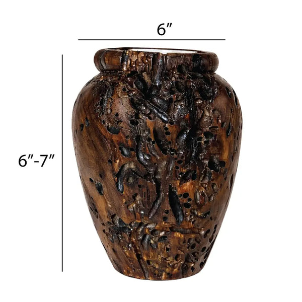 Sunk Wood Classic Vase