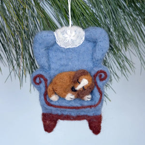 Dozy Dog Ornament dZi