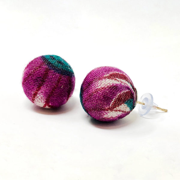 Kantha Betty Post Earrings Regular WorldFinds   