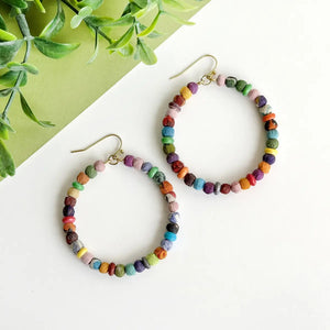 Kantha Milieu Color Hoops WorldFinds