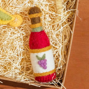 Wine Bottle Ornament Global Goods Partners