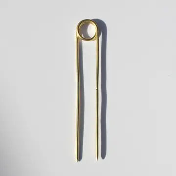 Raw Brass Loop Hair Pin Rover & Kin Full