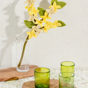 Felt Forsythia Flower  Global Goods Partners   