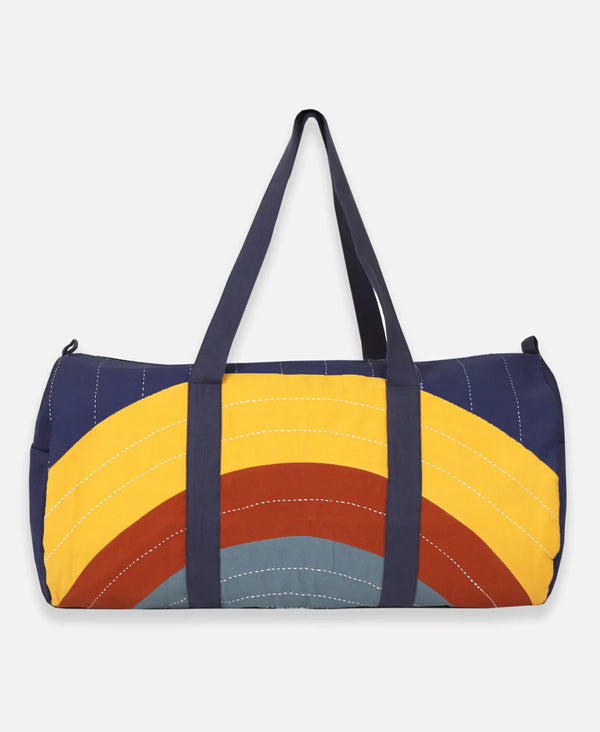 Quilted Weekender Duffel Bag Rainbow Anchal Project Rainbow  