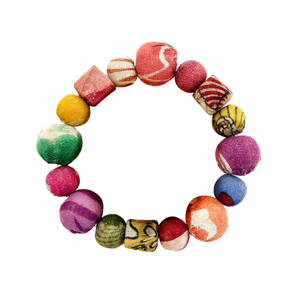Kantha Primary Shapes Bracelet Regular WorldFinds   