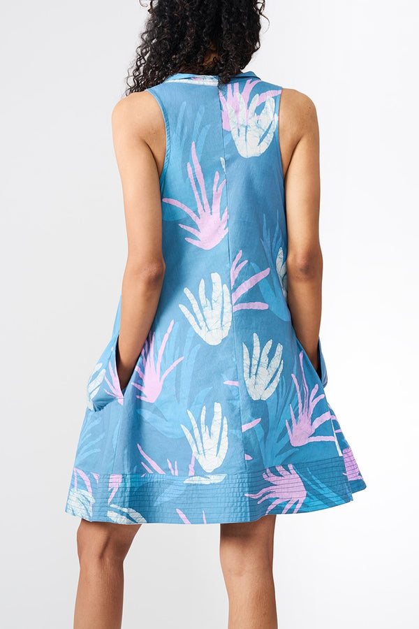 Eli Dress - Aloe Teal Global Mamas