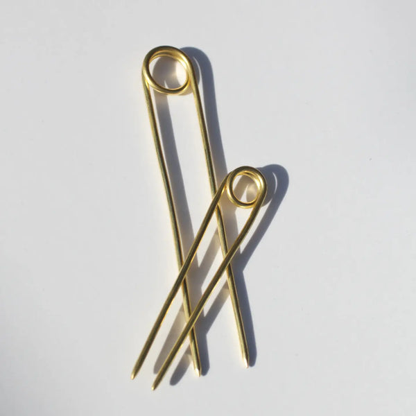 Raw Brass Loop Hair Pin Rover & Kin