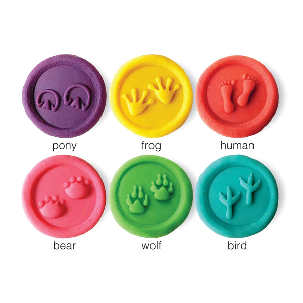 Wooden Dough Stamper Set Eco Kids