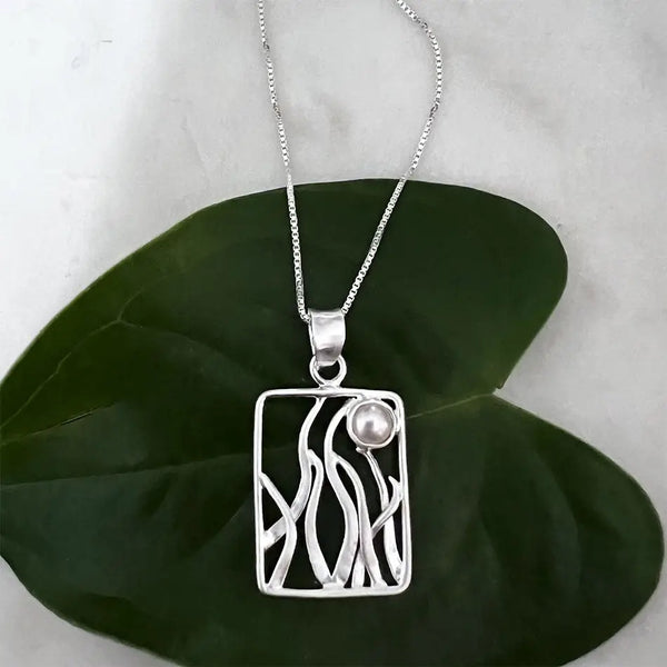 Rising Moon Necklace Women's Peace Collection