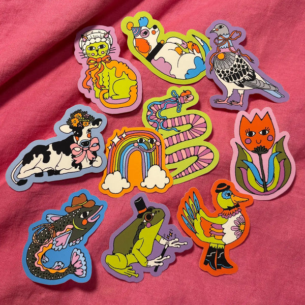 Silly Dog Sticker Ash and Chess