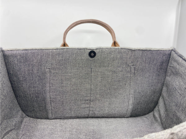Grab And Go Felted Wool Carry All  Fibers of Life   