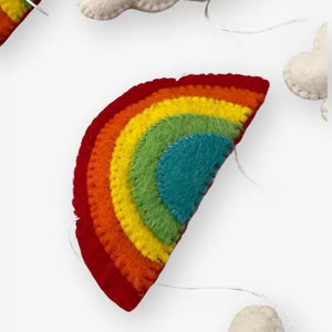 Felt Cloud And Rainbows Garland Ganesh Himal Trading