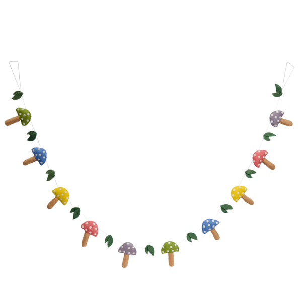 Pastel Mushroom Garland Global Goods Partners