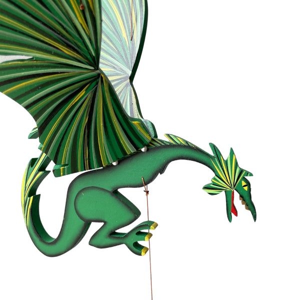 Green Flying Dragon Mobile Tulia's Artisan Gallery