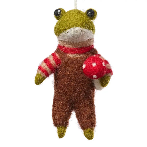 Foraging Frog Ornament