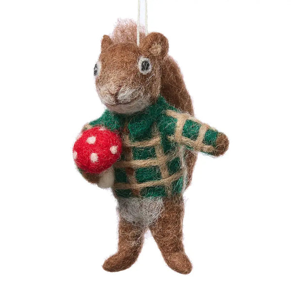 Foraging Squirrel Ornament