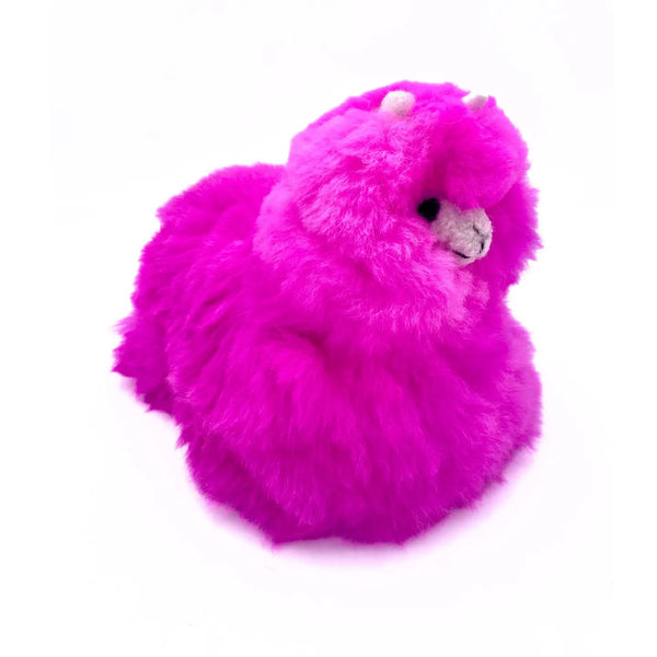 Sitting Llamacorn Blossom Inspired Fushia