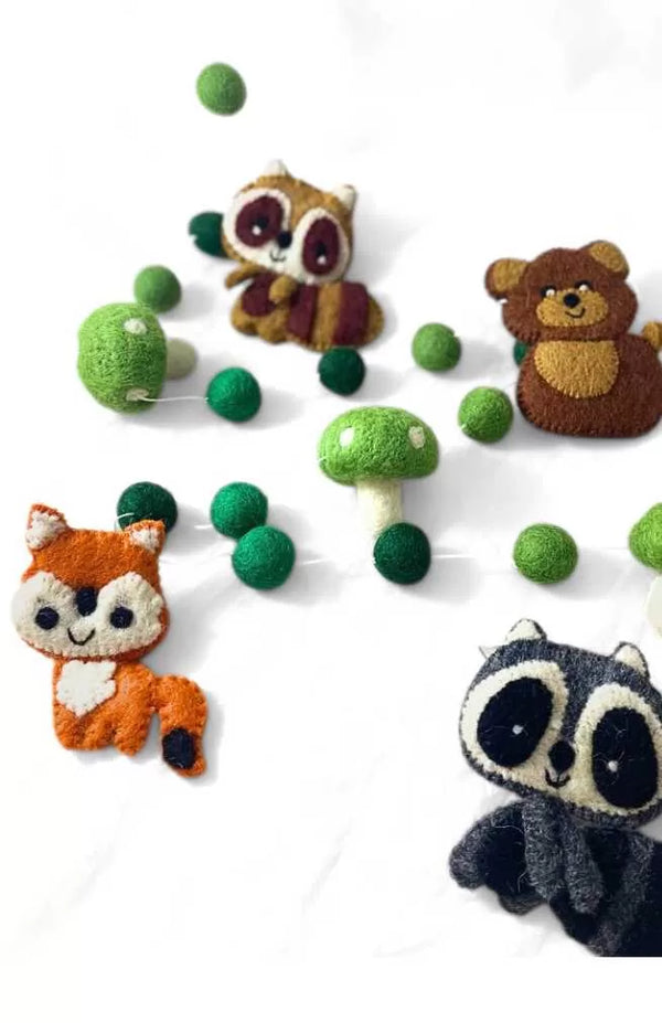 Forest Animal Garland Ganesh Himal Trading