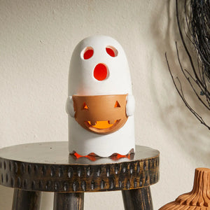 Ghost Halloween Lantern SERRV