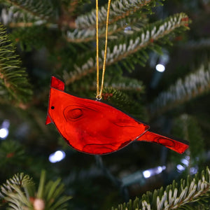 Glass Cardinal Ornament Ten Thousand Villages
