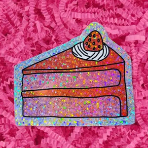 Glitter Cake Sticker Jenny Lemons