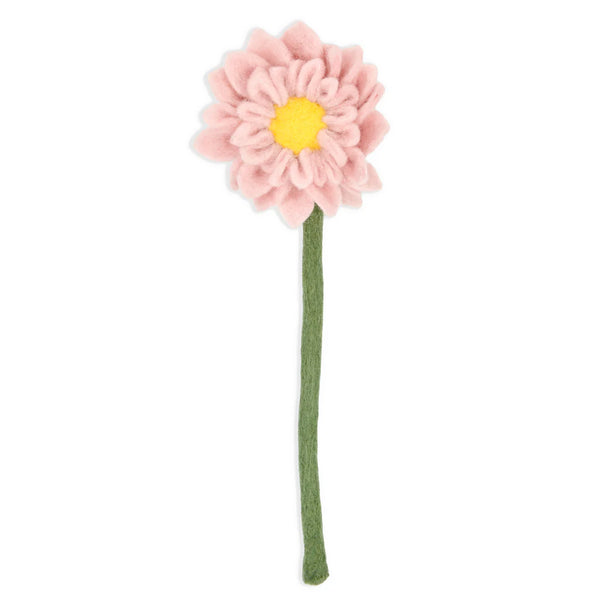Felt Dahlia Flower  Global Goods Partners Light Pink  