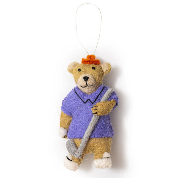 Sports Bear Ornaments Global Goods Partners Golf