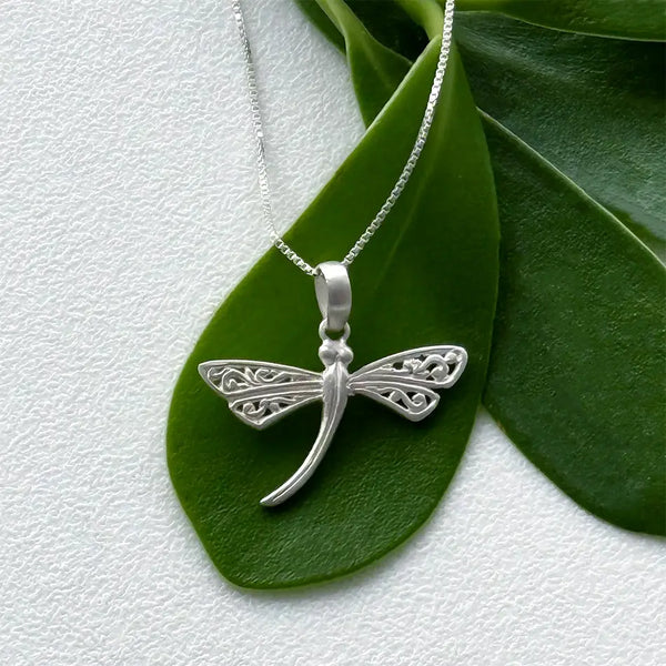 Graceful Dragonfly Necklace Women's Peace Collection