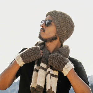 Pampa Fingerless Mittens Awamaki