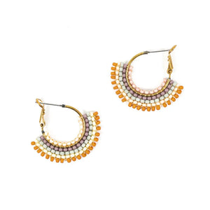 Beaded Skirt Earring Altiplano Honey Dew
