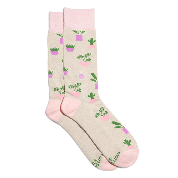 Houseplant Socks Conscious Step