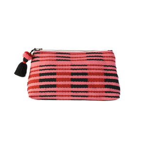Inti Large Cosmetic Bag  Awamaki Brick/Black/Flamingo  