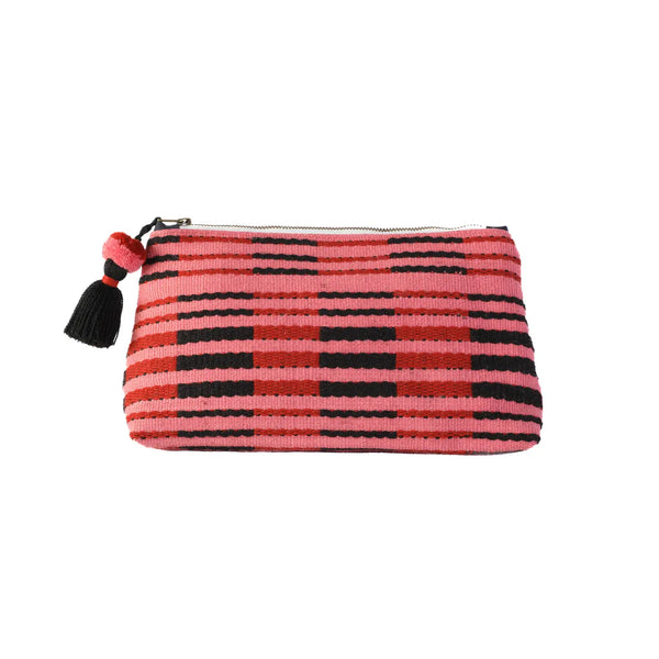 Inti Large Cosmetic Bag  Awamaki Brick/Black/Flamingo  